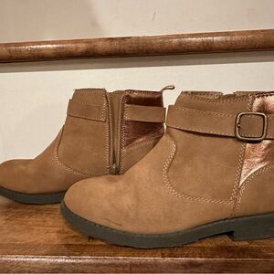 Carter's Tan and Bronze Kids Boots